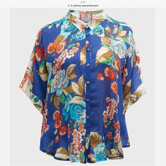 Johnny Was Tops - Johnny Was Emma Lynn 3X NWT